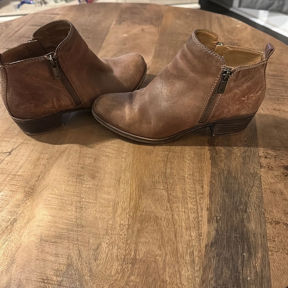 Lucky Brand Leather Booties